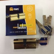 Цилиндровый механизм MSM Locks, латунь Перфорированный ключ-ключ С70 мм