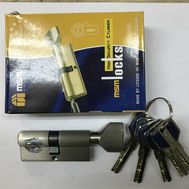 Цилиндровый механизм MSM Locks, никель Перфорированный ключ-вертушка CW60 мм