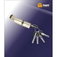 Цилиндровый механизм MSM Locks, латунь Перфорированный ключ-вертушка CW50/40 мм
